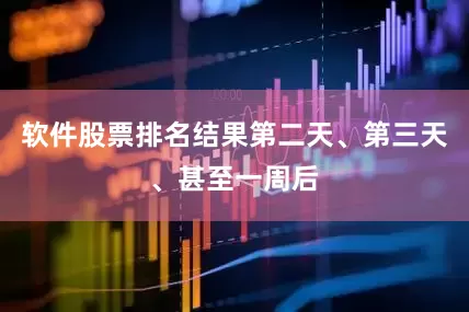 软件股票排名结果第二天、第三天、甚至一周后